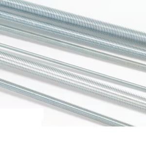 Thanh ren M6 M8 M10 M12 M16 M20 M24 Thanh Carbon Thép Mạ Kẽm Mạ Kẽm Đầy Đủ Chủ Đề Que Stud Bolt Din976 Threaded Rod - Product Image 1