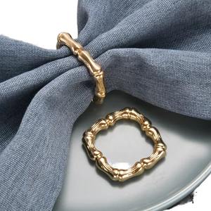 Anneaux de serviette de table de luxe de haute qualité pour hôtels et mariages, boucles rondes en fer durables et écologiques, en stock pour les fêtes et événements en plein air - Product Image 1