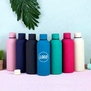 Venta caliente 500ml Botella de bebida deportiva de acero inoxidable con aislamiento de doble pared de viaje barato y <span class=keywords><strong>termo</strong></span> Frasco de vacío - Product Image 1