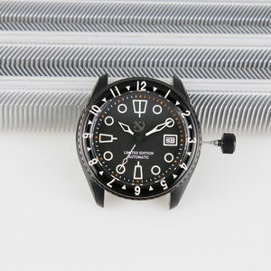 New 20ATM Diver Wrist Watch Case with NH35 <strong>Movement</strong> 007 3H <strong>Clock</strong> Super Luminous Sapphire Glass Rubber Band - Product Image 2