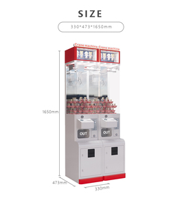 Mini machine de jeu d'arcade à pièces d'intérieur Fairyland Claw Crane Prize Vending Gift Machine pour les ventes d'amusement - Product Image 5