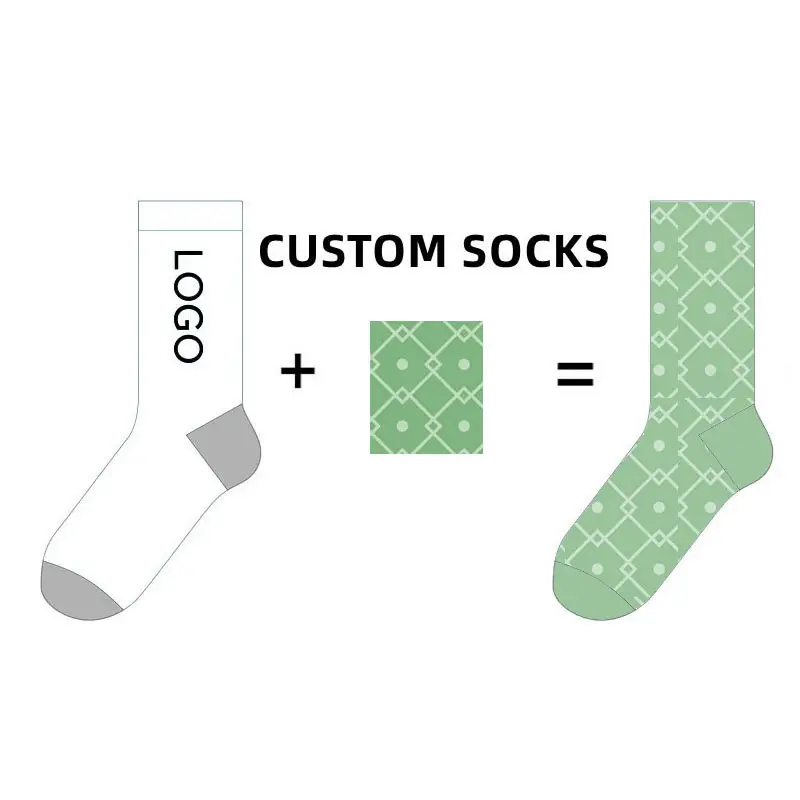Men socks 100%cotton athlektic dark brown custom design bamboo fiber crew socks