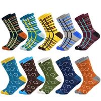 Classique Offre Spéciale hommes chaussettes drôle affaires robe équipage chaussette couleur Compression drôle coton chaussettes pour hommes