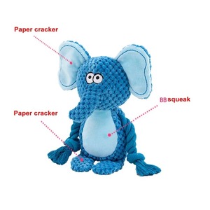 Juguete de Peluche para Perros, Ecológico, Suave y Adorable, con Sonido, Diseño de Dibujos Animados, Hecho de Cuerda, Venta al Por Mayor de Fabricante Premium - Product Image 3