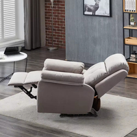 Fauteuil lounge en cuir PU de style moderne et simple, élégant et confortable, pour salon