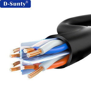 สายแพทช์คอร์ด Cat6 CAT6A สำหรับภายนอกอาคาร ทองแดงเปลือย 26AWG RJ45 UTP สำหรับเชื่อมต่อเครือข่าย ความยาว 1 เมตร 3 เมตร 10 เมตร 50 เมตร สำหรับบริษัท ใช้กับเราเตอร์ - Product Image 4