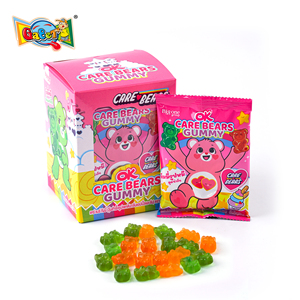 신상품 BRC 귀여운 곰돌이 과일 맛 젤리 구미 사탕 어린이용 소프트 캔디 - Product Image 2
