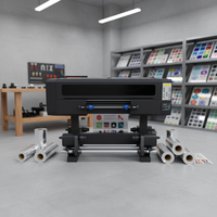 Imprimante UV XP600 Epson I1600 pour étiquettes transparentes en cristal, machine d'impression d'autocollants UV DTF