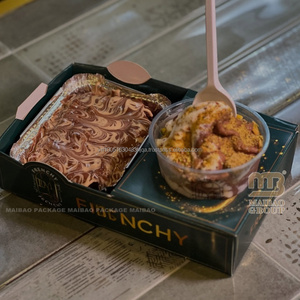 Contenedor de bandeja de papel de paletas impreso personalizado Caja de embalaje de helado, contenedor de caja de bandeja de papel de embalaje - Product Image 3