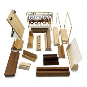 Wholesale Durable Solid Wood <b>Desk</b> Calendar Base with Custom Logo Carved Design Custom Size & Shape for Home Decor & <b>Gifts</b> - Product Image 1