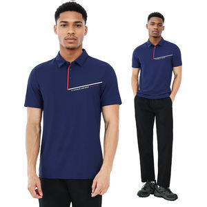 Polos athlétiques fuselés en tissu extensible les plus vendus, uniformes de course à pied - Product Image 5