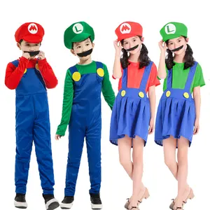 Loodgieter Kostuum Voor Kinderen Halloween Kids Anime Cosplay Jumpsuit Kleding Sets