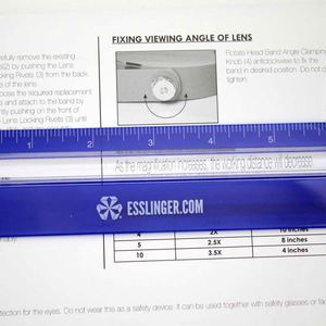 Fashion Multifunction Promotional Durable Plastic Office 8" Ruler <b>Magnifier</b> Silk <b>Screen</b> Printed Custom Logo for School - Product Image 4