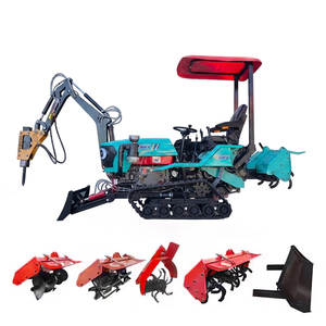 Mini-tracteur chenillé agricole 35 CV 25 CV à bas prix pour rizières - Product Image 1