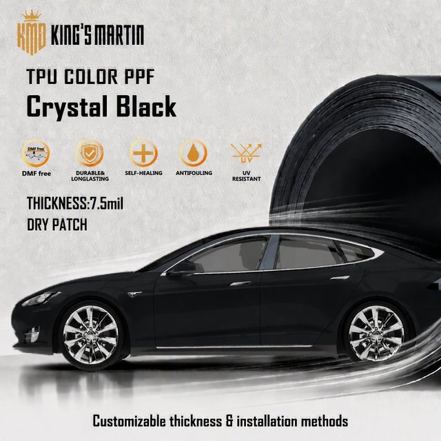 Hydrophobic Aliphatic TPU Color-Changing PPF 7.5mil 1.52*15m Anti-Scratch Self-Healing UV Infrared Resistant Automotive Film