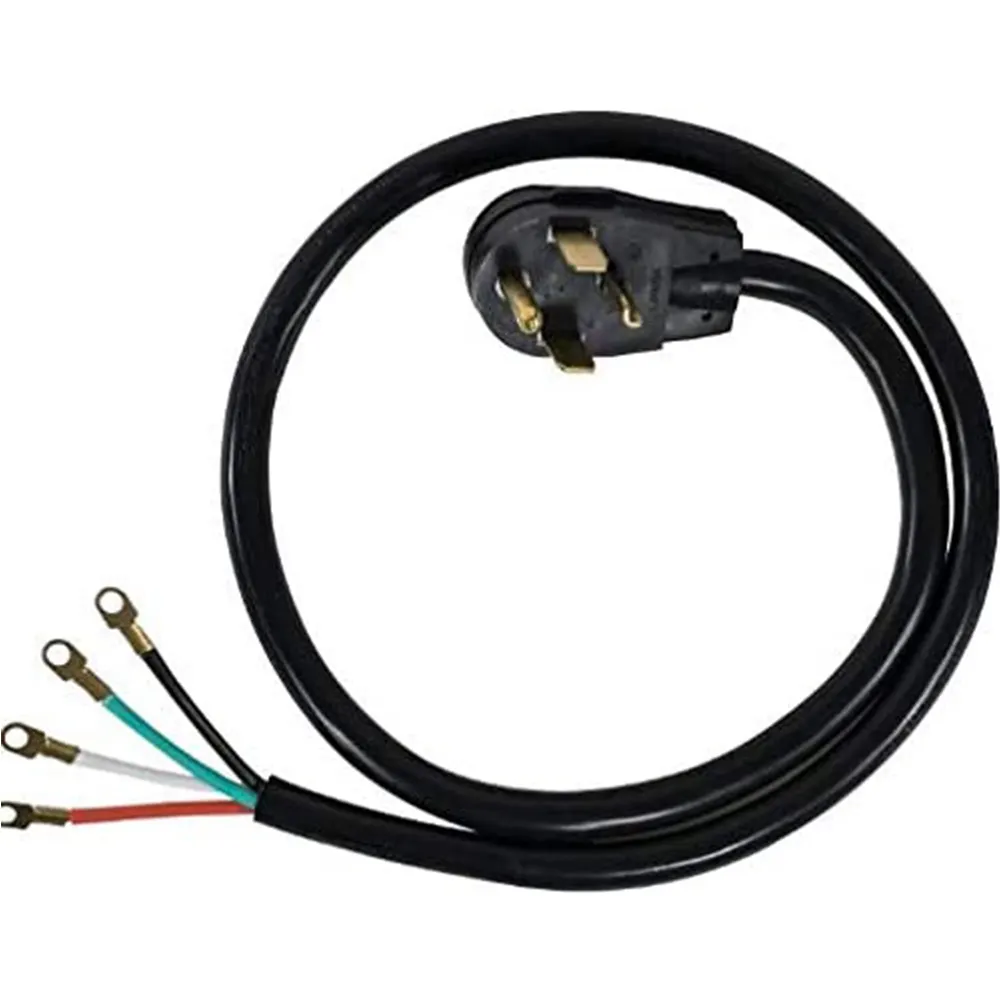 J454 4-wire kurutma kordon 30amp 10awg4c Nema 14-30p Srdt 125/250v kıvrımlı terminalleri için üstün iletkenlik kablo tel