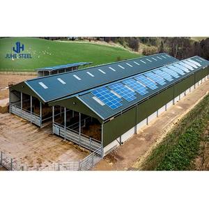 Maison <span class=keywords><strong>de</strong></span> ferme moderne pour chèvre et mouton, hangar à structure en acier détachable - Product Image 4