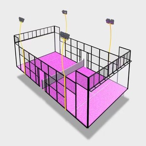 Fabricante BEWE, Pista de <span class=keywords><strong>Pádel</strong></span> Panorámica para Interiores y Exteriores, <span class=keywords><strong>C</strong></span>ésped Sintético Colorido, Pista de Tenis - Product Image 2