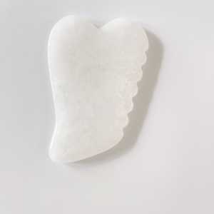Hot Selling Natural White Jade Guasha Facial <b>Massage</b> Teeth - Product Image 3