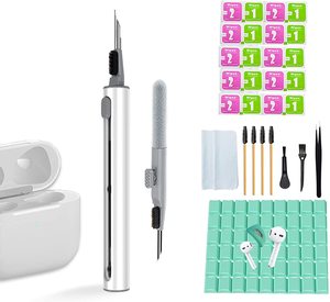 <span class=keywords><strong>Kit</strong></span> <span class=keywords><strong>de</strong></span> <span class=keywords><strong>nettoyage</strong></span> multifonctionnel <span class=keywords><strong>pour</strong></span> écouteurs : stylo <span class=keywords><strong>de</strong></span> <span class=keywords><strong>nettoyage</strong></span> et brosse <span class=keywords><strong>pour</strong></span> <span class=keywords><strong>AirPods</strong></span> et écouteurs intra-auriculaires - Product Image 1