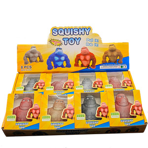 Jouets anti-stress Squishy, <span class=keywords><strong>singe</strong></span> orang-outan élastique, gorille amusant pour la décompression, <span class=keywords><strong>jouet</strong></span> de soulagement du stress pour adultes et enfants - Product Image 5