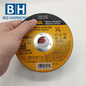 Outils abrasifs <span class=keywords><strong>de</strong></span> qualité industrielle, meuleuse d'angle, disque <span class=keywords><strong>de</strong></span> coupe et <span class=keywords><strong>de</strong></span> meulage en métal 180x1.6x22.23 - Product Image 1