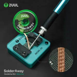 2uul dw11 Hàn đi Desoldering Wick 2015 10 cuộn/hộp cho điện thoại di động PCB Bo mạch chủ Hàn sạch Desoldering Braid công cụ - Product Image 2