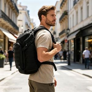 Sac à dos tactique AMMEN 20-36L en nylon, système MOLLE, unisexe, fermeture éclair, bandoulière - Product Image 2