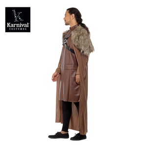 Whole Sale <strong>Men's</strong> Adult Halloween Party Performance Costume Medieval Knight TV Movie Carnival Cosplay Kits Black Cape <strong>Tunic</strong> - Product Image 5