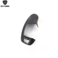 Penutup Tuas Persneling Serat Karbon Kering LHD untuk BMW Seri 1 2 3 4 5 6 7 X X3 X4 F15 F32 F30 F20 aksesoris interior Tempel