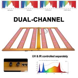 温室室内植物生长灯宽板三星紫外线红外远红双调光器 Bloom 1300W 商用生长灯全光谱 - Product Image 2