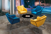 Fauteuil nordique simple gris, mobilier de maison, styliste moderne, pour salon, loisirs, livraison depuis l'usine chinoise