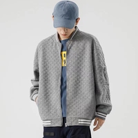 EH-069 Vente en gros Hommes Varsity Vestes Tissu gaufré 3D Logo de broderie en relief Baseball Letterman Varsity Bomber Jacket