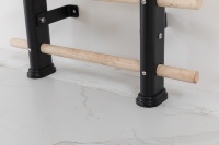 Barre de traction, Mur d'escalade gymnastique, Échelle suédoise de suspension pour salle de sport à domicile, Barre en bois