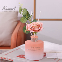 Flacon en verre décoratif de 20 ml pour diffuseur à bâtonnets – Nouvelle fragrance florale d'aromathérapie pour la maison – Rose pour diffuseur à bâtonnets