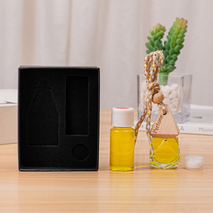 8ml Hanging Car Aromatherapy <b>Perfume</b> Pendant Fragrance Glass Air Freshener for Interior Odor Removal - Product Image 3