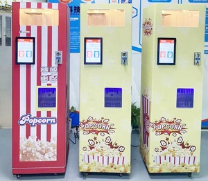CGW alta calidad 2 sabores automático moneda/efectivo/tarjeta de crédito operado película tiempo palomitas máquina expendedora venta - Product Image 4