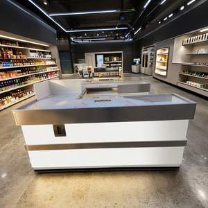 Juren Customized Model Stainless Steel Checkout Counter for <strong>Small</strong> <strong>Shop</strong> and Supermarket with Jiangsu Origin - Product Image 6
