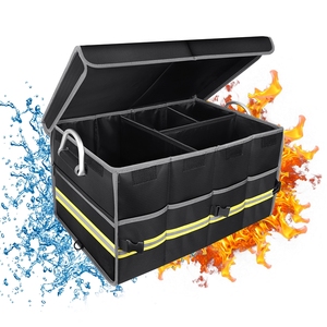 Holder Foldable Travel Auto Boot Car Trunk Back Seat Organizer Storage Box Bag For Car