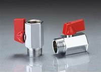 Vente chaude personnalisée 1/8 "1/4" 3/8 "1/2" "filetage mini vanne à boisseau sphérique en laiton BSPT NPT mâle à femelle PN63 mini vanne à eau sphérique