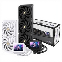 Refroidisseur de processeur PC à eau 240/360 mm sans RGB, dissipateur thermique AIO en cuivre et aluminium