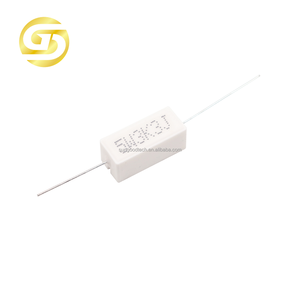 Résistance de ciment 5 W <span class=keywords><strong>3K3</strong></span> 3.3K ohms 5 watts résistance axiale en céramique avec fils <span class=keywords><strong>ohm</strong></span> 3.3K <span class=keywords><strong>ohm</strong></span> - Product Image 1