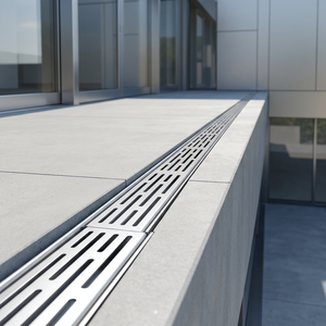 Canale di Drenaggio in Acciaio Inox SS304 <span class=keywords><strong>per</strong></span> Balconi, Esterni e Cortili, Personalizzabile, con Disegno Gratuito 24H - Product Image 6