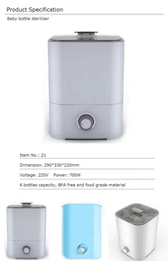 Circulación de aire caliente <span class=keywords><strong>para</strong></span> evitar la contaminación, botella eléctrica de color blanco, <span class=keywords><strong>esterilizador</strong></span> de vapor y secador - Product Image 6