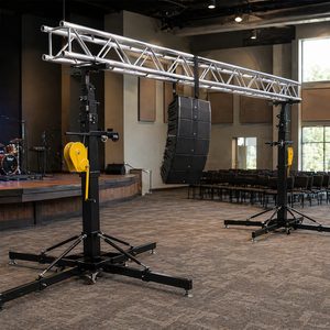 Customized Portable Heavy Duty Crank Stand Lifting Tower 6 M ,7 M ,Adjustable Height , for Hanging <b>LED</b> <b>Speakers</b>,Lights - Product Image 1