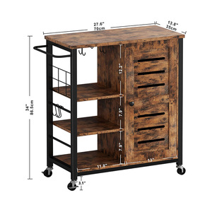 Gabinete multiusos de almacenamiento <span class=keywords><strong>extraíble</strong></span> con estantes para <span class=keywords><strong>cocina</strong></span>, sala de estar - Product Image 2