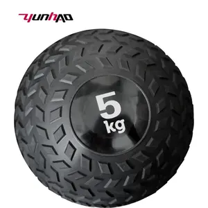 Fabrika özel Logo güç eğitim 2-100 KG 4-150 LB PVC yumuşak kaymaz dayanıklı kum dolu yerçekimi duvar tıp Slam topu