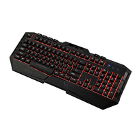 Custom 104-Key Gaming Keyboard CHERRY 19-Button Anti-Ghosting Small Sound ABS Keycaps RGB Backlit Wired Membrane Laptop Computer