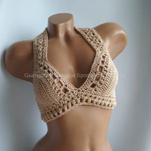 ชุดบิกินี่โครเชต์แฮนด์เมดแบบเว้าลายพิเศษสำหรับสาวๆ ชุดว่ายน้ำวันพีซเซ็กซี่ ชุดว่ายน้ำชายหาดสำหรับผู้หญิง - Product Image 2