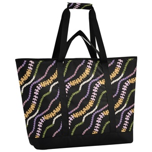 Aloha Collection Reusable Cooler Bag Custom Printed Logo Insulated Grocery Shopping Bag Hawaii Large Tote Bag With Zipper - Product Image 2
